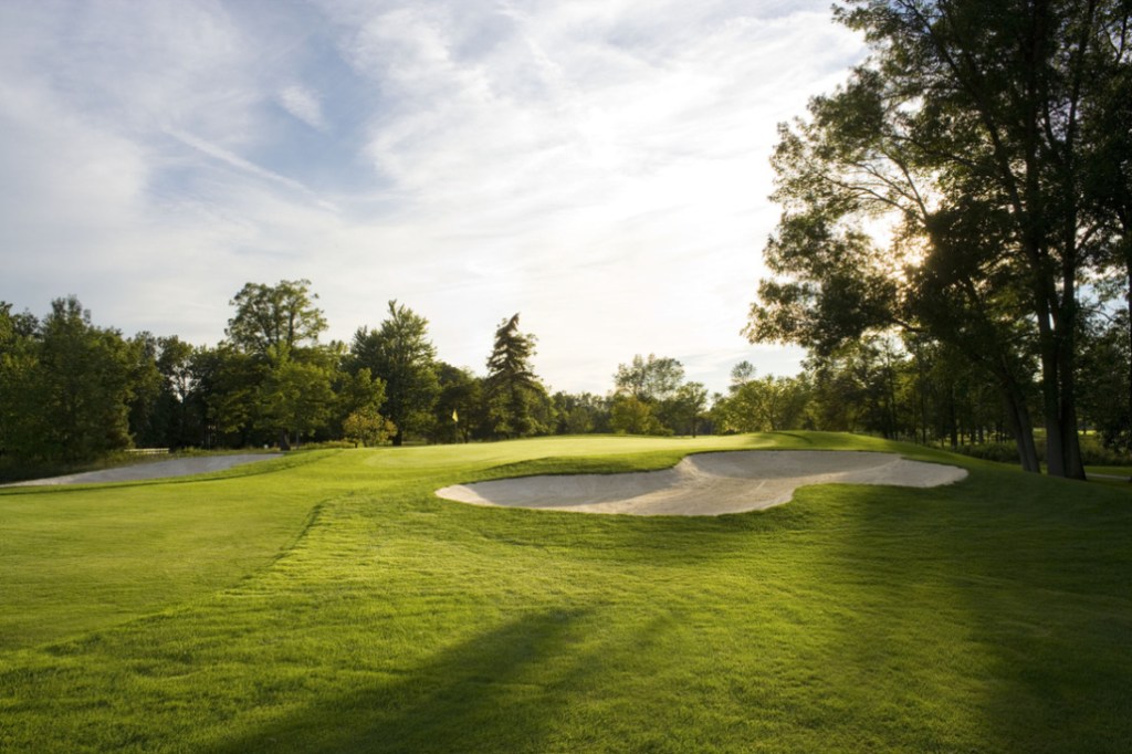 Hole 17 from the green