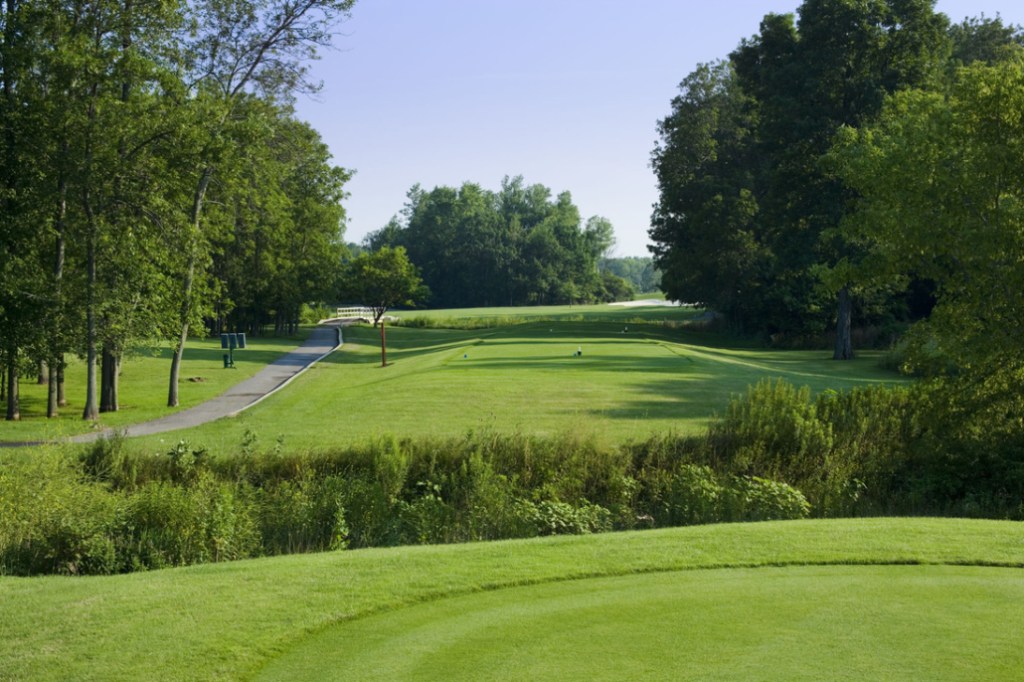 Hole 18 from the tee